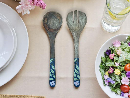 Vanaja wooden salad server - set of 2