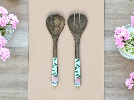Gulbahar wooden salad server - set of 2