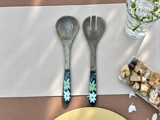 Tarang wooden salad server - set of 2
