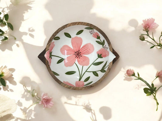 Gulbahar hand carved wooden snack bowl - medium - My StoreGulbahar hand carved wooden snack bowl - medium