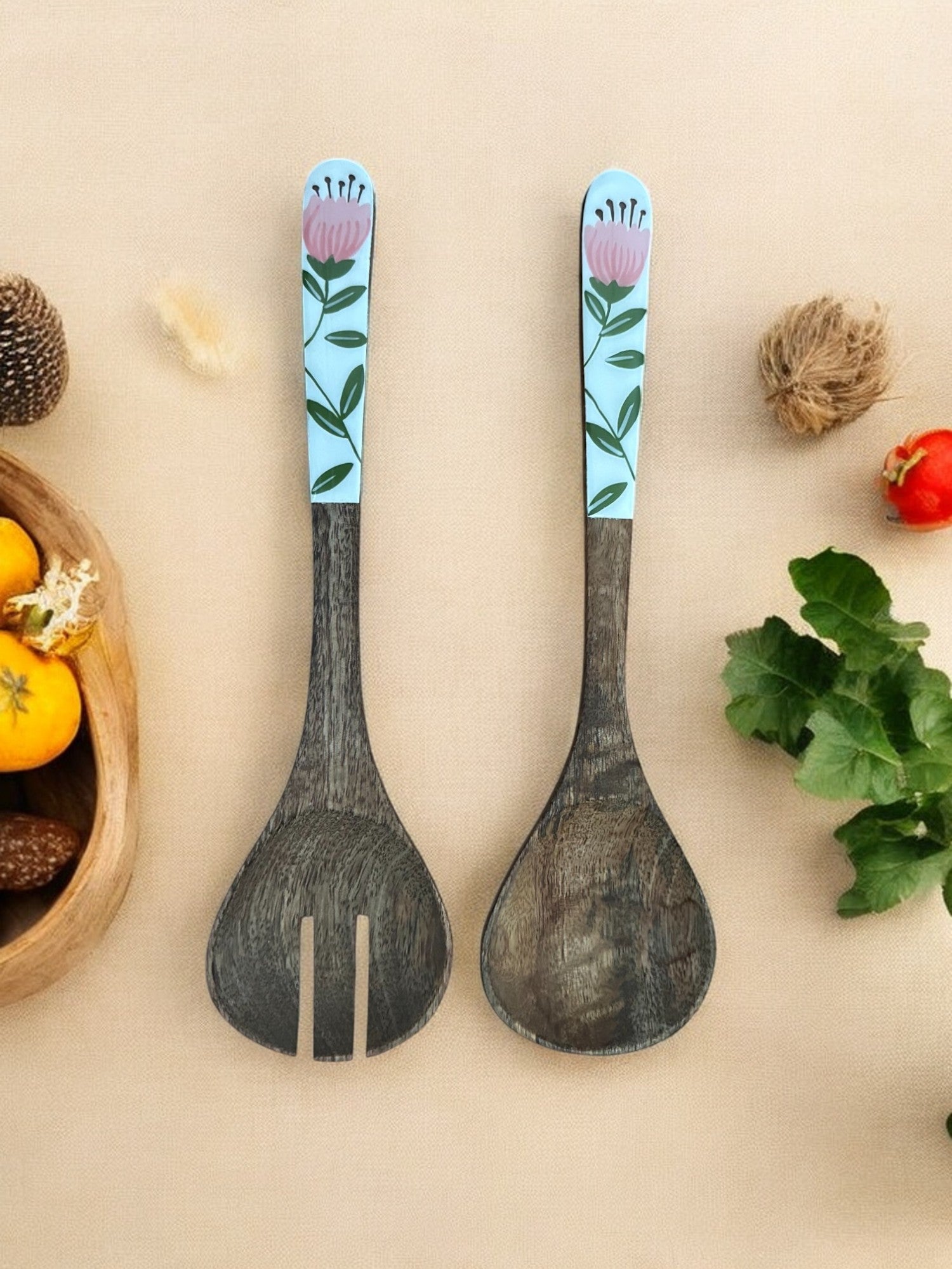 Gulbahar wooden salad server - set of 2 - My StoreGulbahar wooden salad server - set of 2