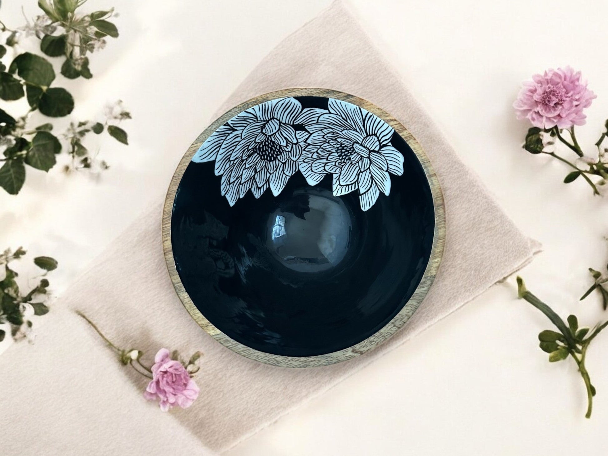 Padma wooden Salad bowl - My StorePadma wooden Salad bowl