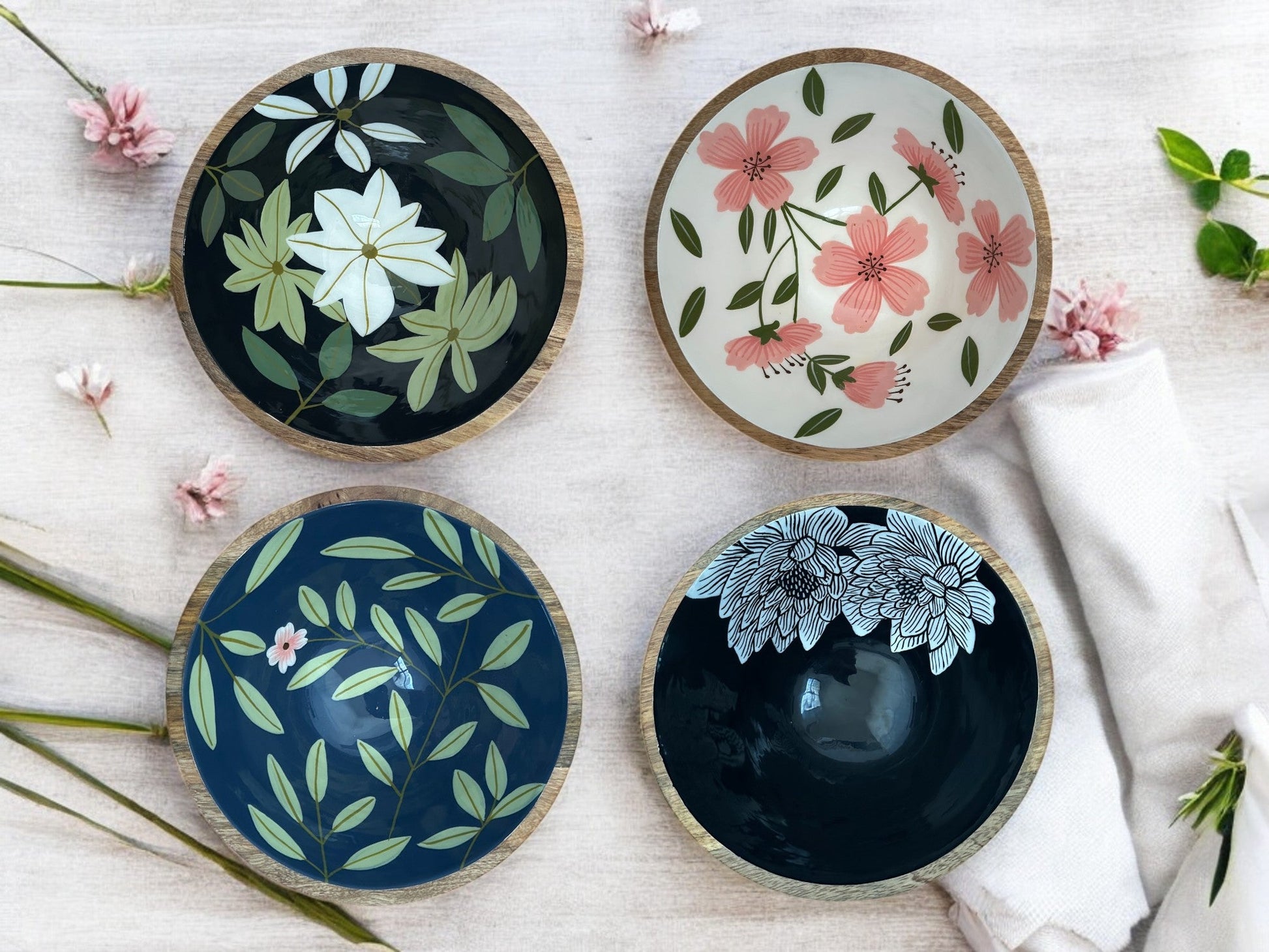 Padma wooden Salad bowl - My StorePadma wooden Salad bowl