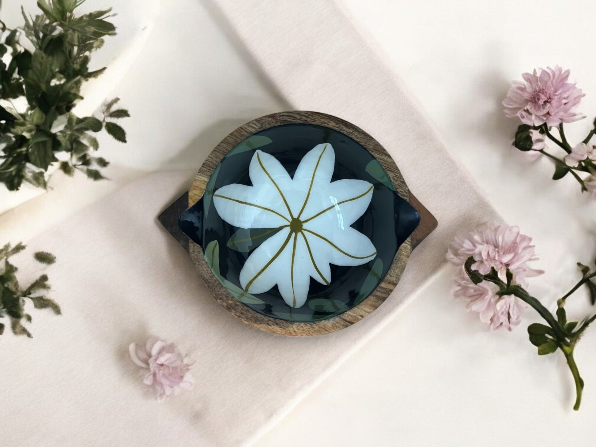 Tarang hand carved wooden snack bowl - small - My StoreTarang hand carved wooden snack bowl - small