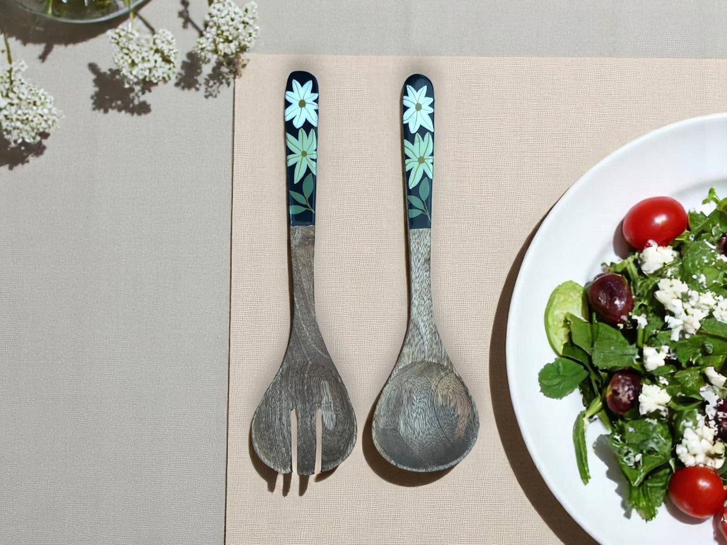 Tarang wooden salad server - set of 2